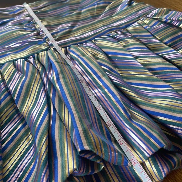 Bubble skirt ZARA Y2K Bubble Mini skirt gathered shine skirt - Picture 10 of 13